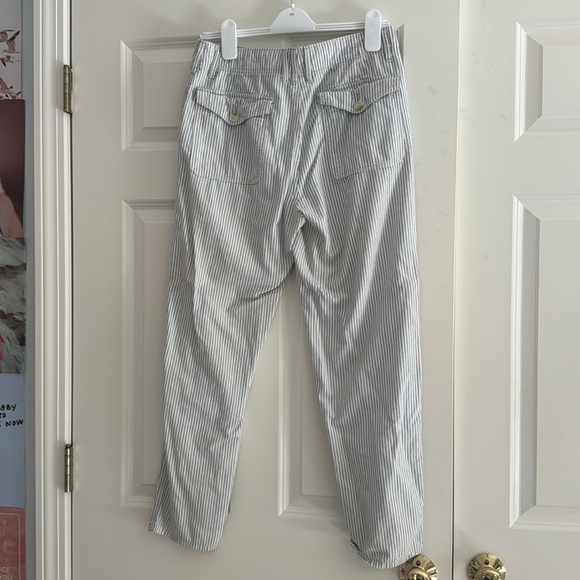 American Eagle Hi-Rise Tapered Striped Pant Sz 6 - Picture 4 of 6